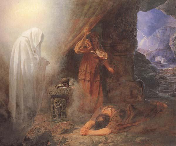 Edward Henry Corbould,RI,RWS Saul and the Witch of Endor (mk46)